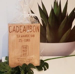 Cadeaubon 25 euro