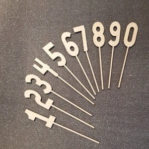 Caketopperset cijfers