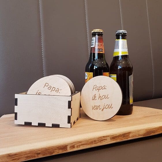 Houten onderzetters