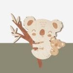 Houten koala
