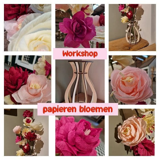 workshop papieren bloemen 23 maart workshop papieren bloemen 22 juni